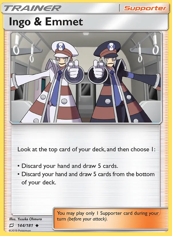Kartu Ingo & Emmet dari Team Up, nomor 144/181