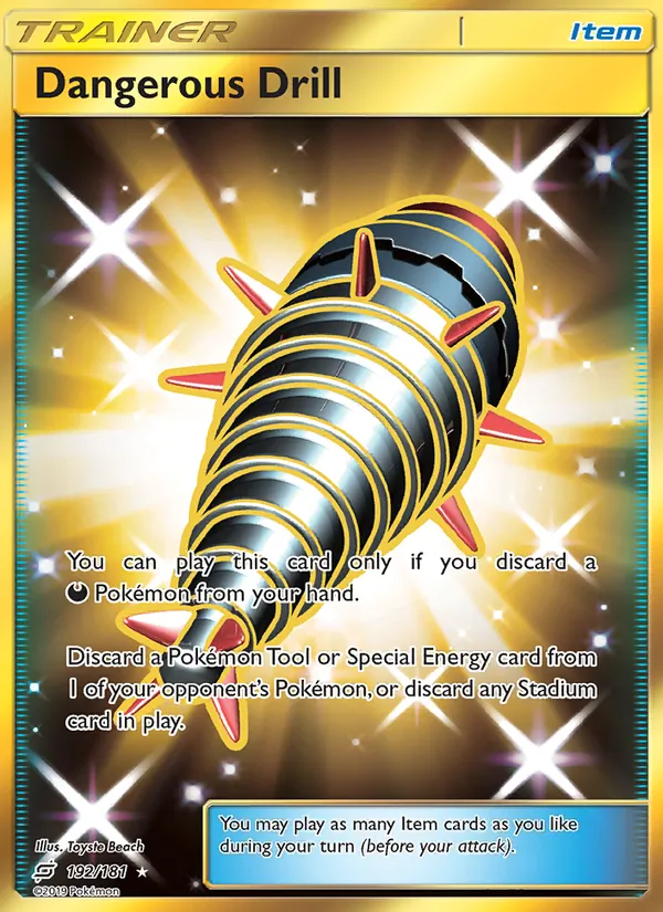 Dangerous Drill card from Team Up, number 192/181