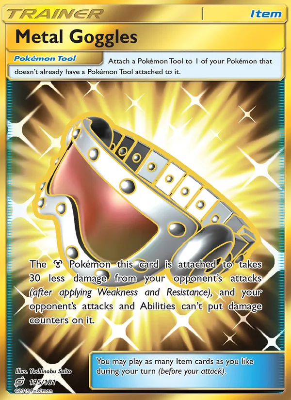 Metal Goggles card from Team Up, number 195/181