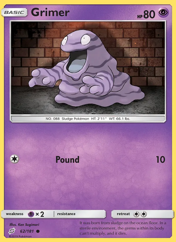 Kartu Grimer dari Team Up, nomor 62/181