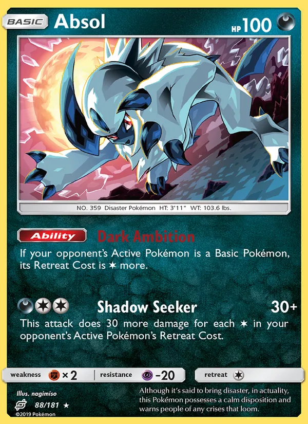 Kartu Absol dari Team Up, nomor 88/181