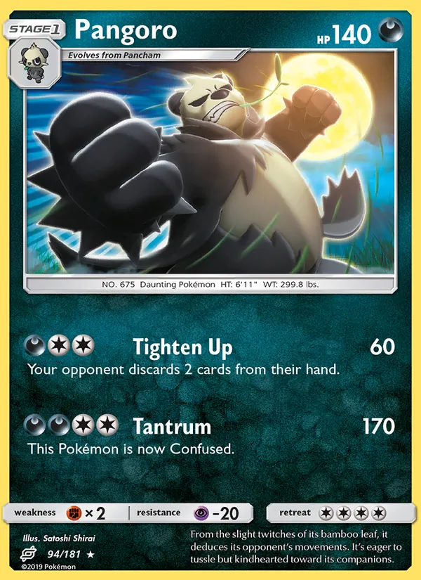 Kartu Pangoro dari Team Up, nomor 94/181