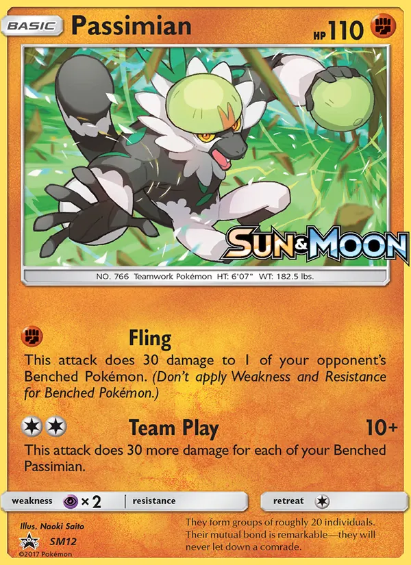 Passimian card from SM Black Star Promos, number SM12/248