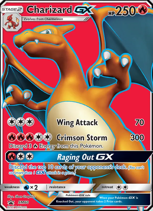 Charizard GX card from SM Black Star Promos, number SM60/248