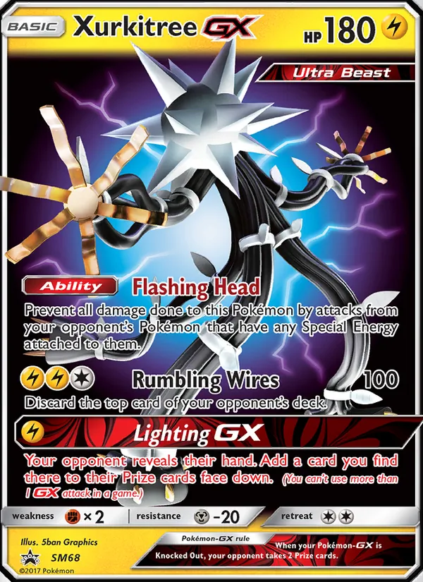 Xurkitree GX card from SM Black Star Promos, number SM68/248