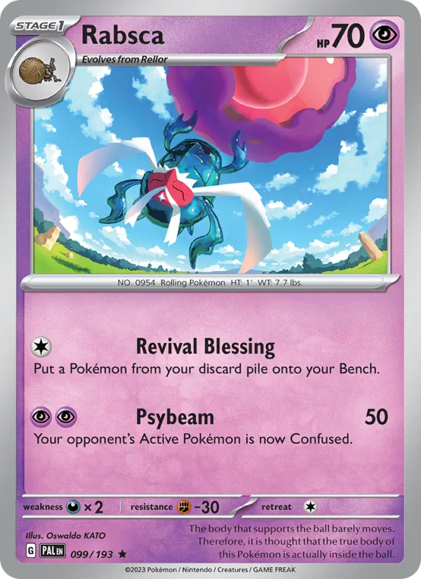 Kartu Rabsca dari Paldea Evolved, nomor 099/193