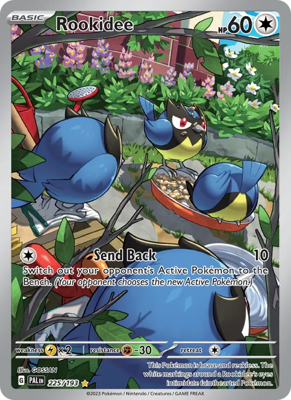 Rookidee card from Paldea Evolved, number 225/193