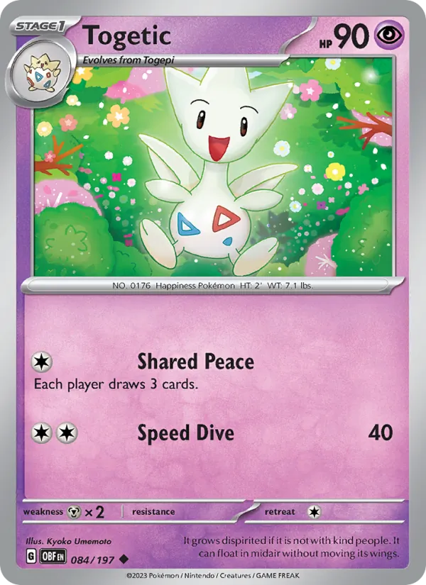 Kartu Togetic dari Obsidian Flames, nomor 084/197