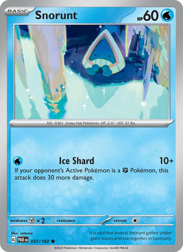 Kartu Snorunt dari Paradox Rift, nomor 037/182