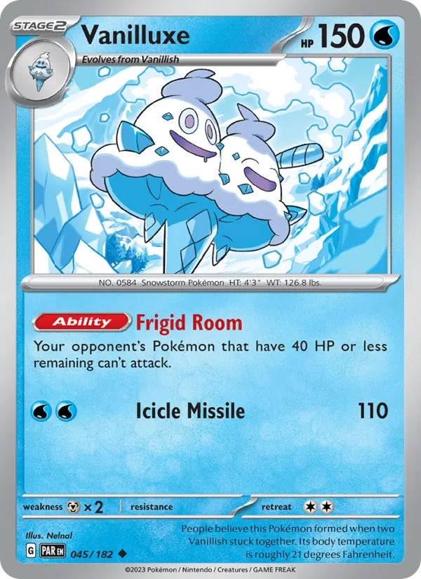 Kartu Vanilluxe dari Paradox Rift, nomor 045/182