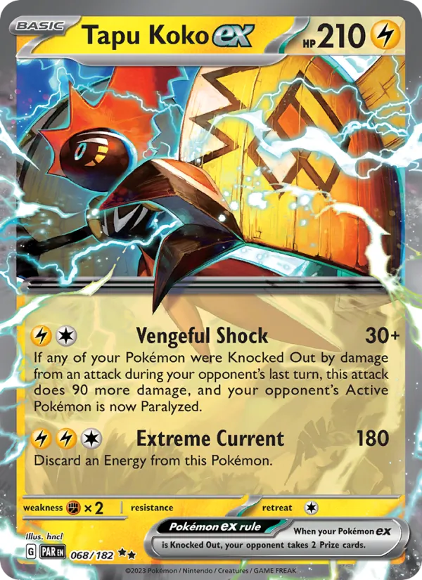 Kaart Tapu Koko ex uit Paradox Rift, nummer 068/182