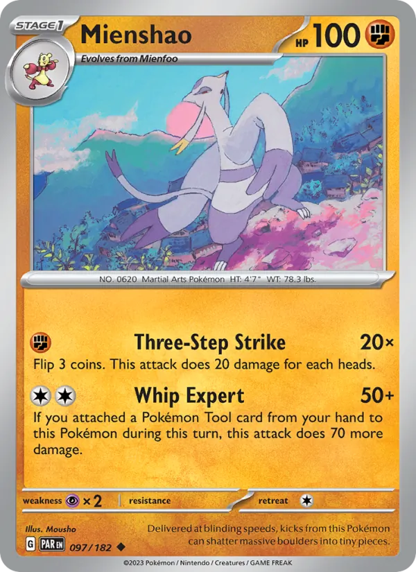 Kartu Mienshao dari Paradox Rift, nomor 097/182