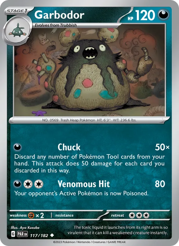 Kartu Garbodor dari Paradox Rift, nomor 117/182