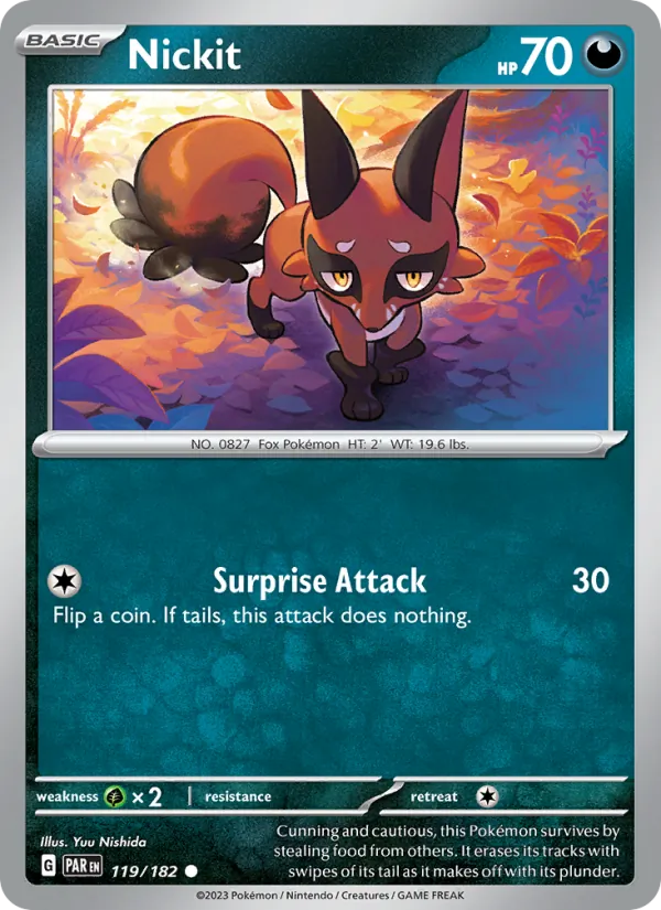 Kartu Nickit dari Paradox Rift, nomor 119/182