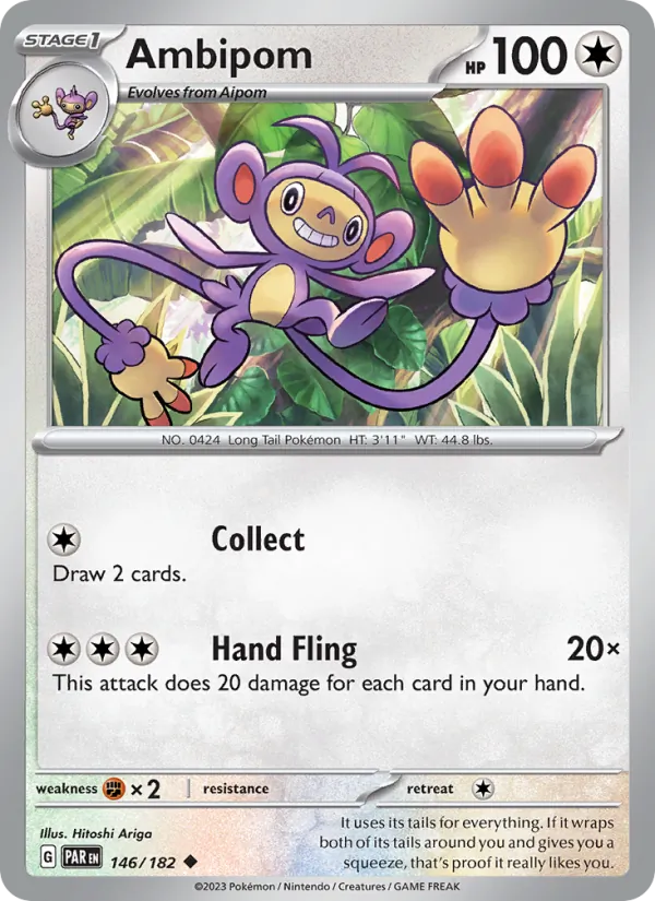 Kaart Ambipom uit Paradox Rift, nummer 146/182