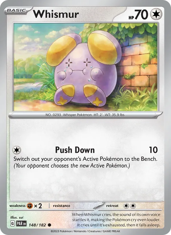 Kaart Whismur uit Paradox Rift, nummer 148/182