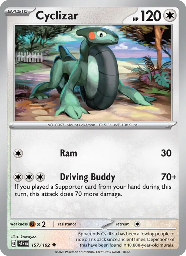 Kartu Cyclizar dari Paradox Rift, nomor 157/182