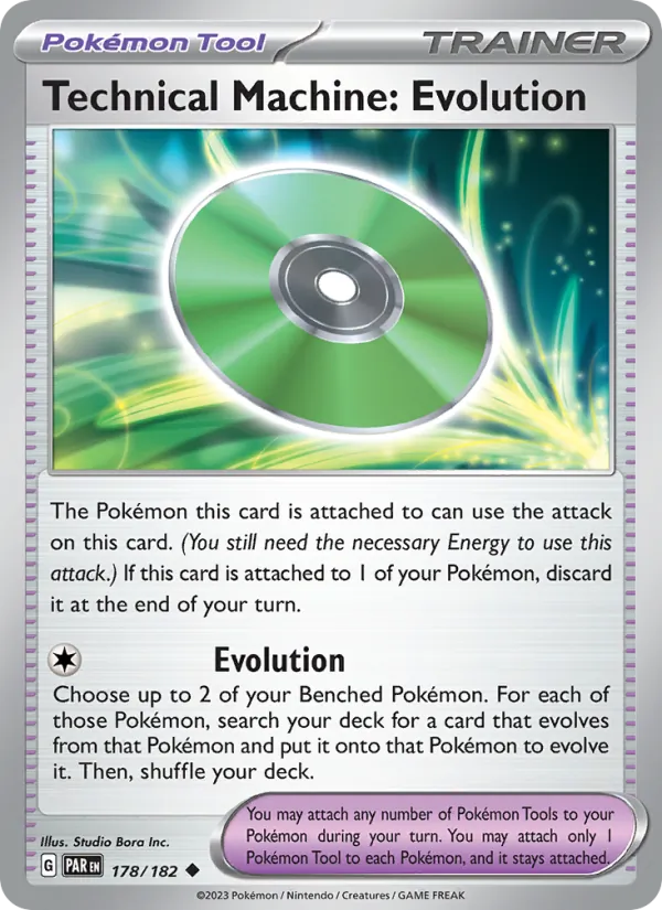 Kartu Technical Machine: Evolution dari Paradox Rift, nomor 178/182