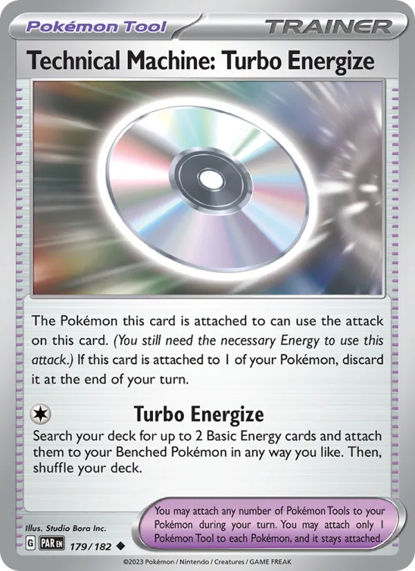 Kartu Technical Machine: Turbo Energize dari Paradox Rift, nomor 179/182