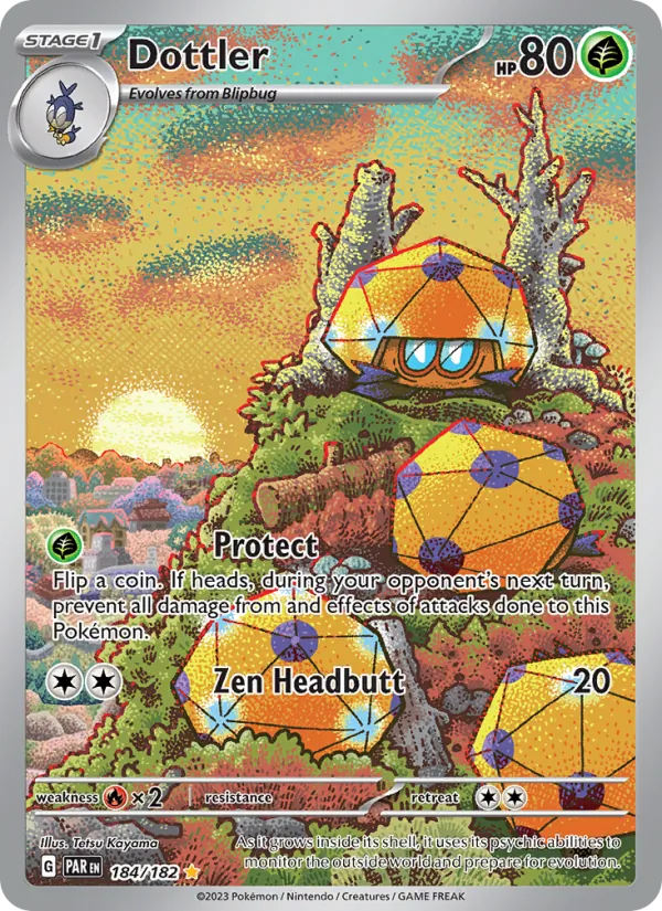 Kaart Dottler uit Paradox Rift, nummer 184/182