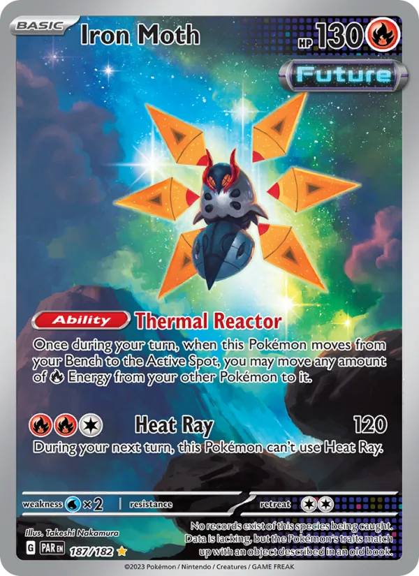 Kartu Iron Moth dari Paradox Rift, nomor 187/182