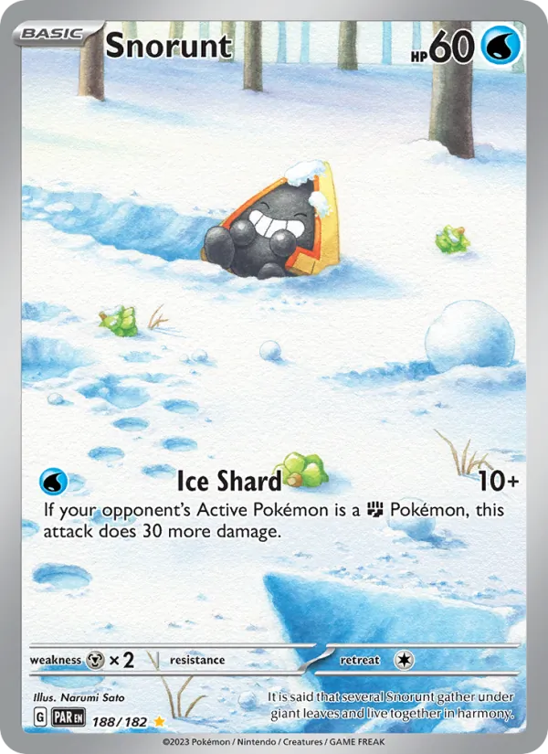 Snorunt card from Paradox Rift, number 188/182