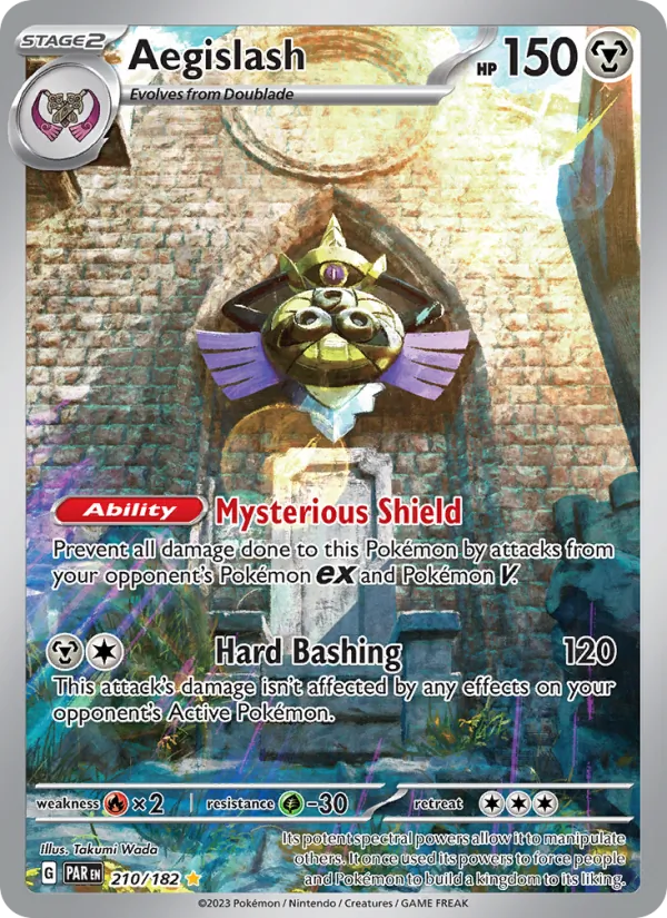 Kaart Aegislash uit Paradox Rift, nummer 210/182