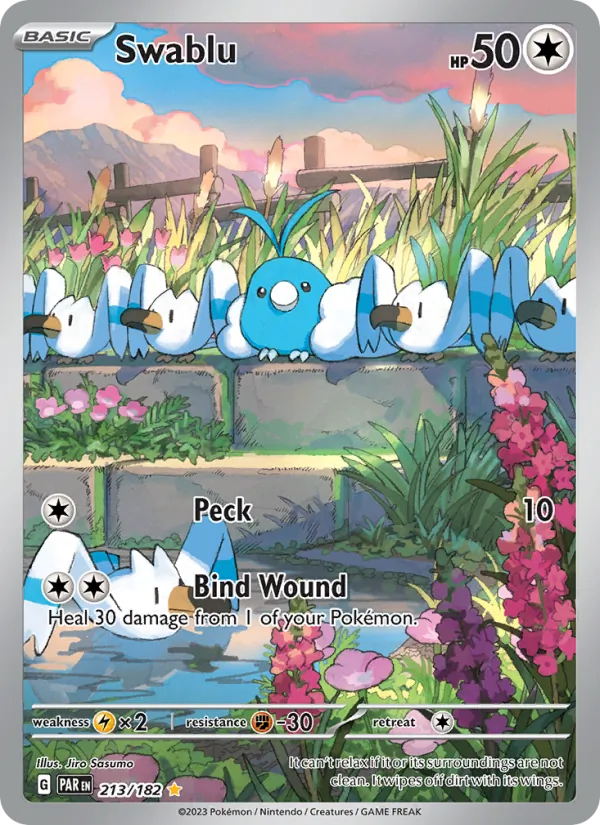 Swablu card from Paradox Rift, number 213/182