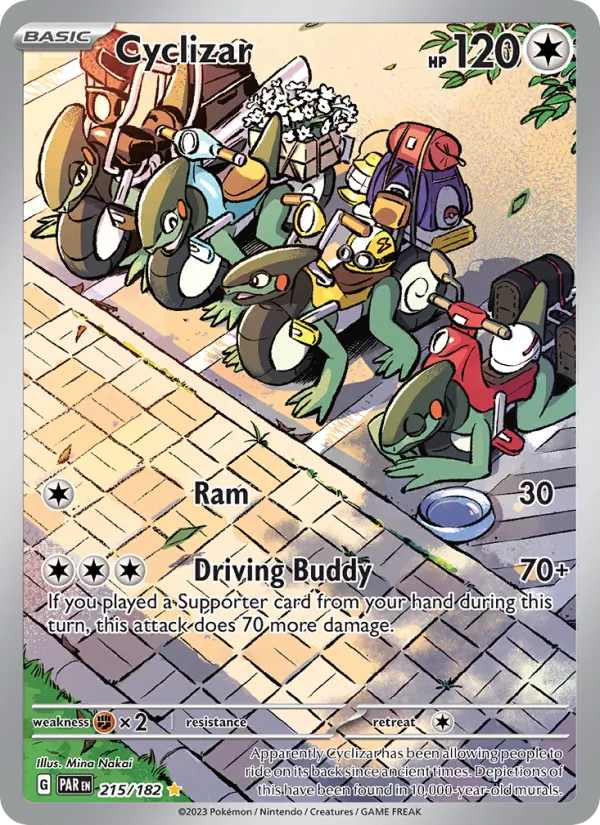 Kaart Cyclizar uit Paradox Rift, nummer 215/182