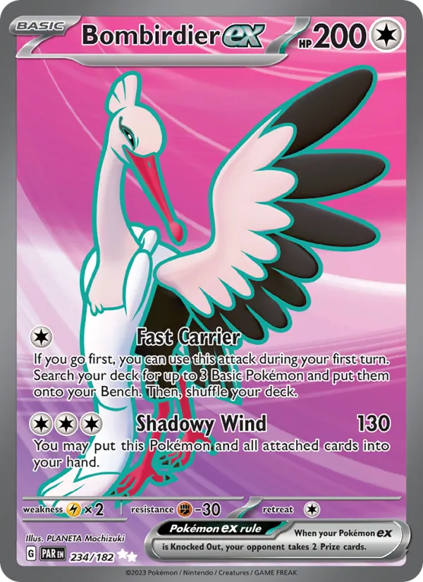 Bombirdier ex card from Paradox Rift, number 234/182