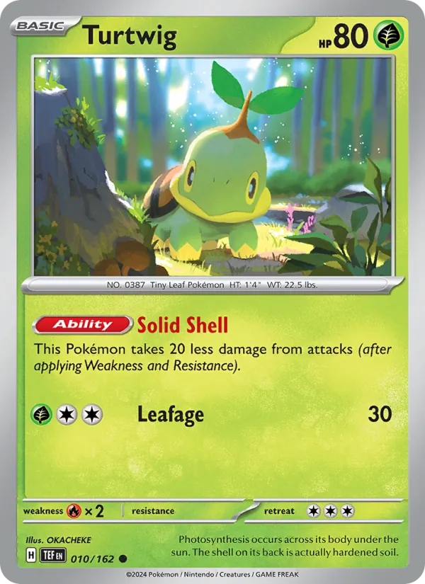 Kaart Turtwig uit Temporal Forces, nummer 010/162