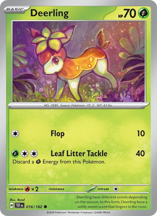 Kaart Deerling uit Temporal Forces, nummer 016/162