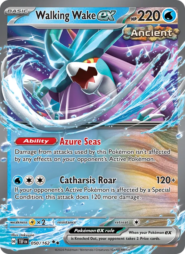Kartu Walking Wake ex dari Temporal Forces, nomor 050/162