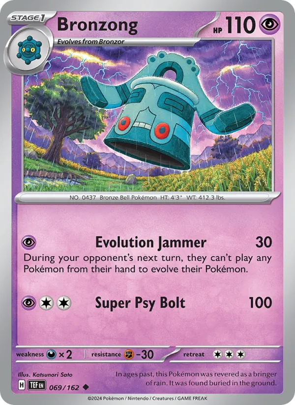 Kartu Bronzong dari Temporal Forces, nomor 069/162
