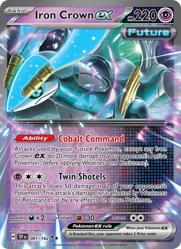 Kaart Iron Crown ex uit Temporal Forces, nummer 081/162