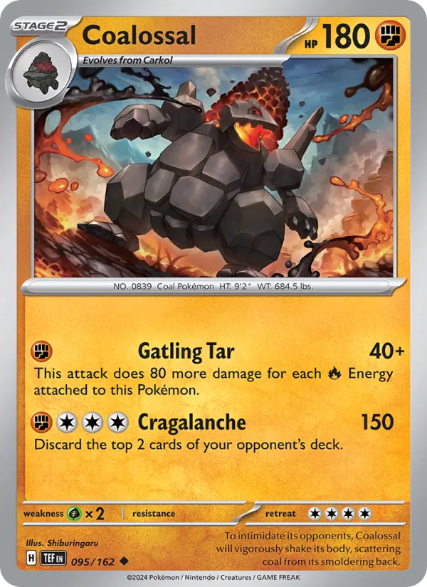 Kaart Coalossal uit Temporal Forces, nummer 095/162