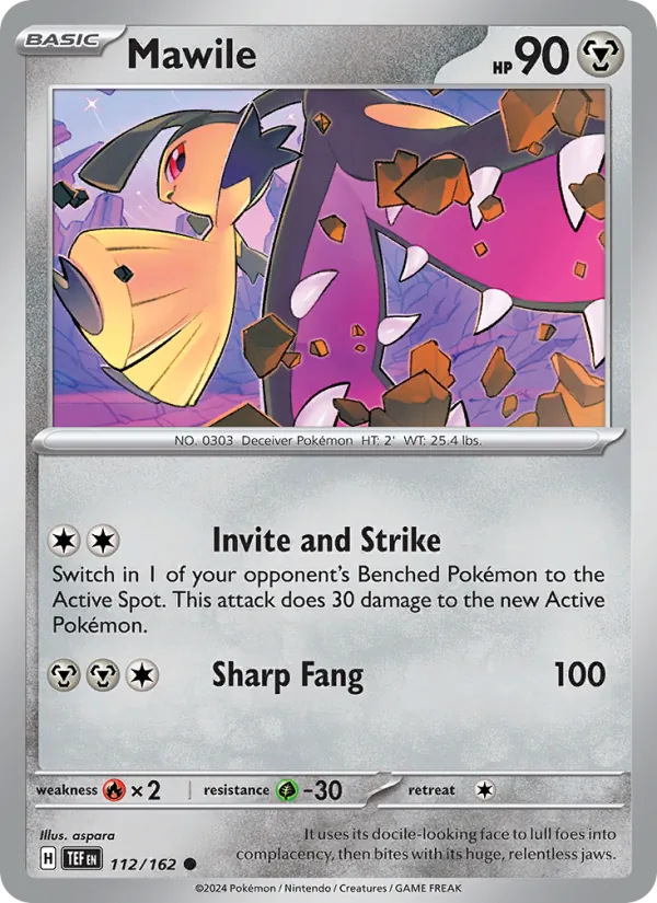 Kaart Mawile uit Temporal Forces, nummer 112/162