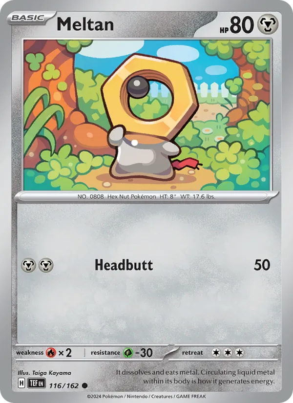 Kaart Meltan uit Temporal Forces, nummer 116/162