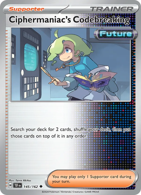 Kartu Ciphermaniac's Codebreaking dari Temporal Forces, nomor 145/162