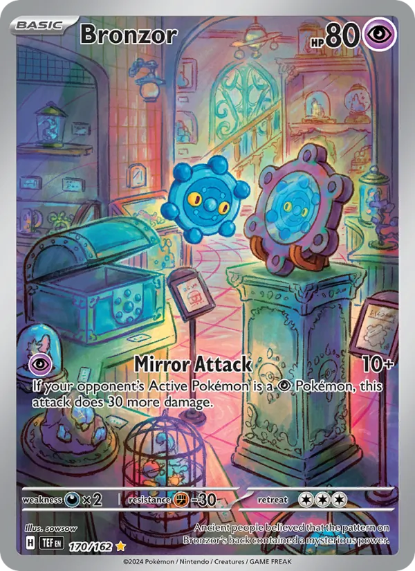 Bronzor card from Temporal Forces, number 170/162
