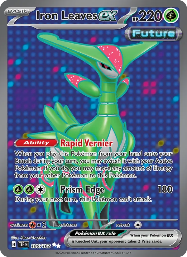 Kartu Iron Leaves ex dari Temporal Forces, nomor 186/162