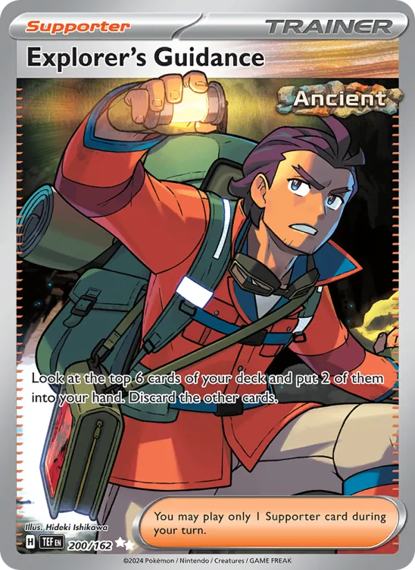 Kartu Explorer's Guidance dari Temporal Forces, nomor 200/162