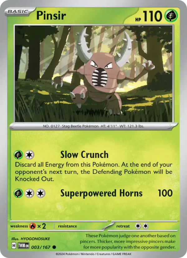 Kartu Pinsir dari Twilight Masquerade, nomor 003/167