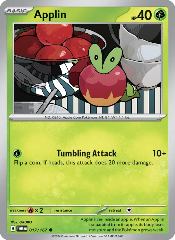 Kaart Applin uit Twilight Masquerade, nummer 017/167