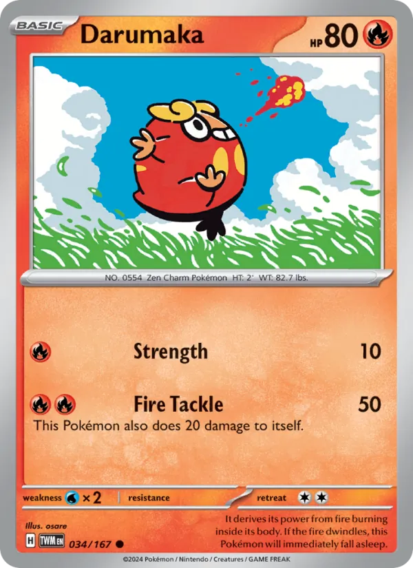 Kaart Darumaka uit Twilight Masquerade, nummer 034/167