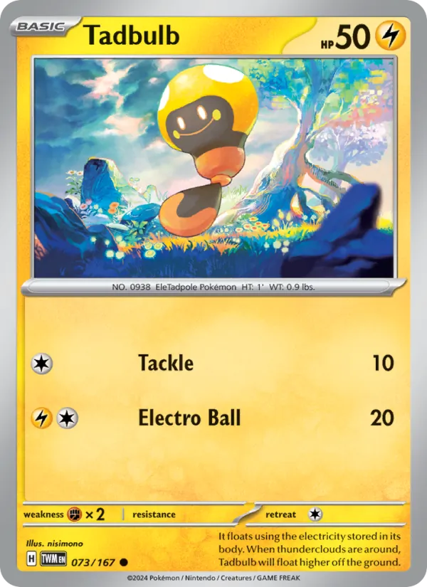 Kaart Tadbulb uit Twilight Masquerade, nummer 073/167