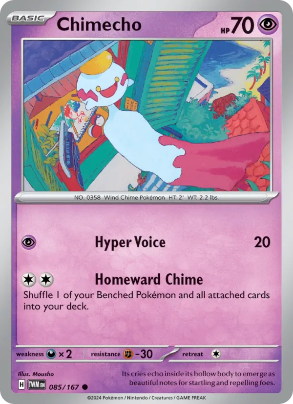 Kaart Chimecho uit Twilight Masquerade, nummer 085/167