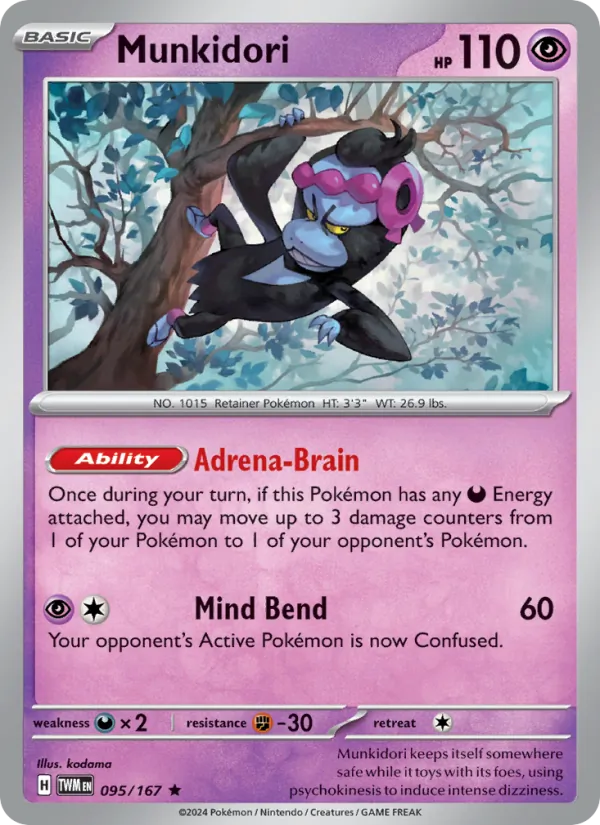 Kaart Munkidori uit Twilight Masquerade, nummer 095/167