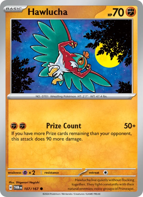Kartu Hawlucha dari Twilight Masquerade, nomor 107/167