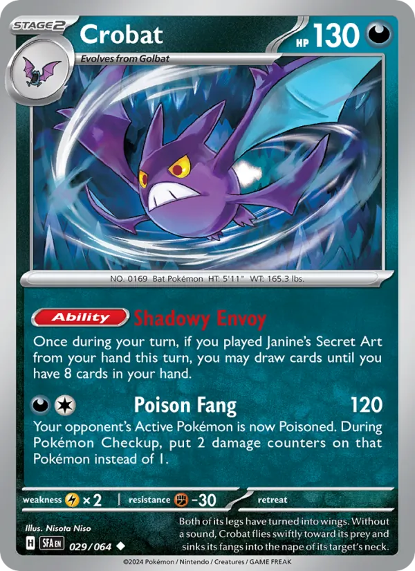 Kartu Crobat dari Shrouded Fable, nomor 029/64